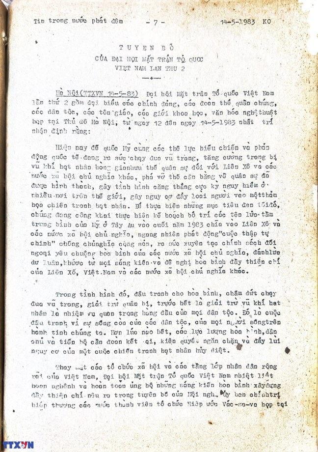 MTTQ Việt Nam qua các kỳ Đại hội: Đại hội Mặt trận Tổ quốc Việt Nam lần thứ II (1983-1988)- Ảnh 9.