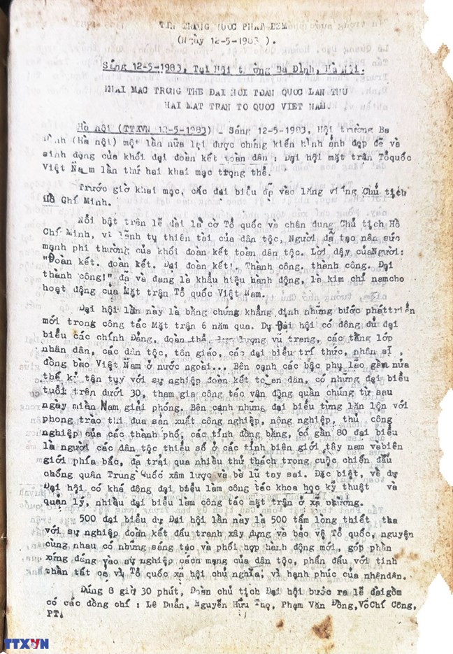 MTTQ Việt Nam qua các kỳ Đại hội: Đại hội Mặt trận Tổ quốc Việt Nam lần thứ II (1983-1988)- Ảnh 1.