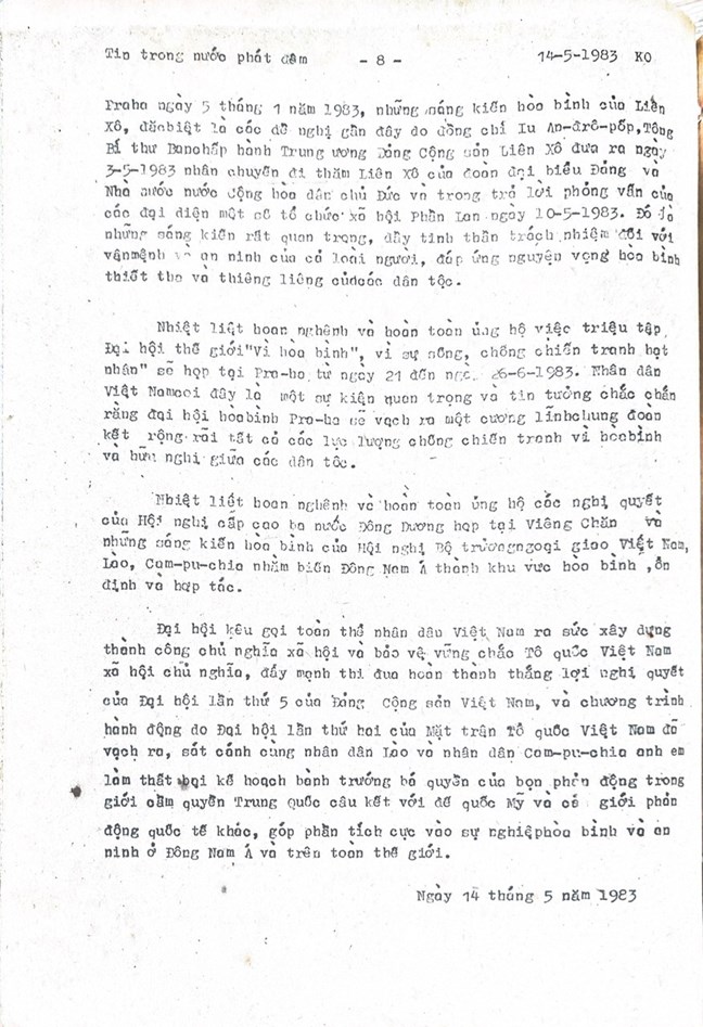 MTTQ Việt Nam qua các kỳ Đại hội: Đại hội Mặt trận Tổ quốc Việt Nam lần thứ II (1983-1988)- Ảnh 10.