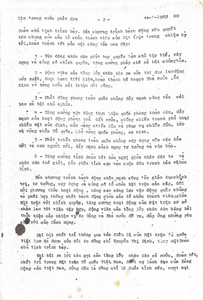 MTTQ Việt Nam qua các kỳ Đại hội: Đại hội Mặt trận Tổ quốc Việt Nam lần thứ II (1983-1988)- Ảnh 12.