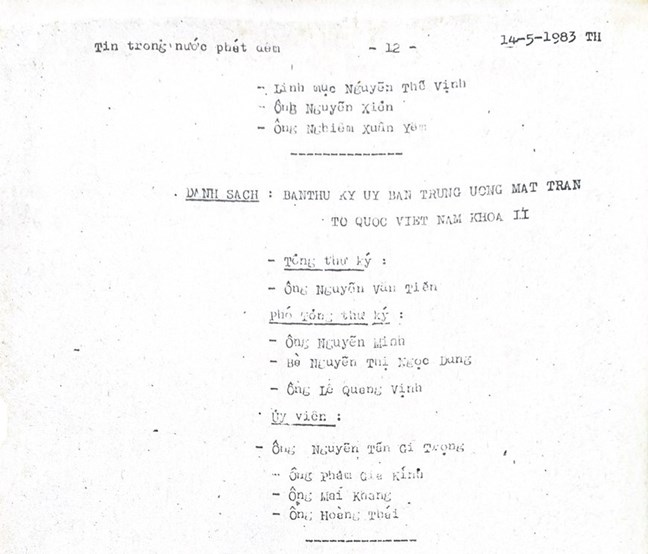 MTTQ Việt Nam qua các kỳ Đại hội: Đại hội Mặt trận Tổ quốc Việt Nam lần thứ II (1983-1988)- Ảnh 8.