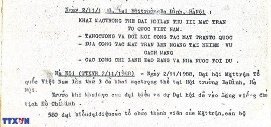 MTTQ Việt Nam qua các kỳ Đại hội: Đại hội Mặt trận Tổ quốc Việt Nam lần thứ III (1988-1994)- Ảnh 1.