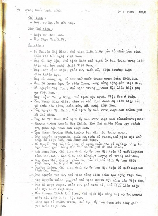 MTTQ Việt Nam qua các kỳ Đại hội: Đại hội Mặt trận Tổ quốc Việt Nam lần thứ III (1988-1994)- Ảnh 7.
