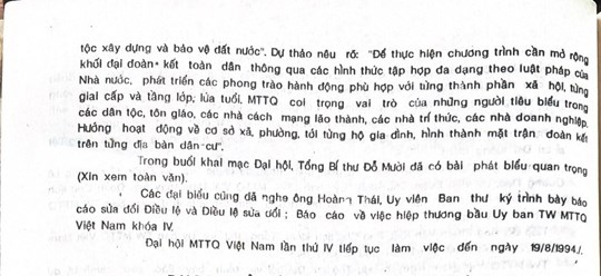 MTTQ Việt Nam qua các kỳ Đại hội: Đại hội Mặt trận Tổ quốc Việt Nam lần thứ IV (1994-1999)- Ảnh 3.