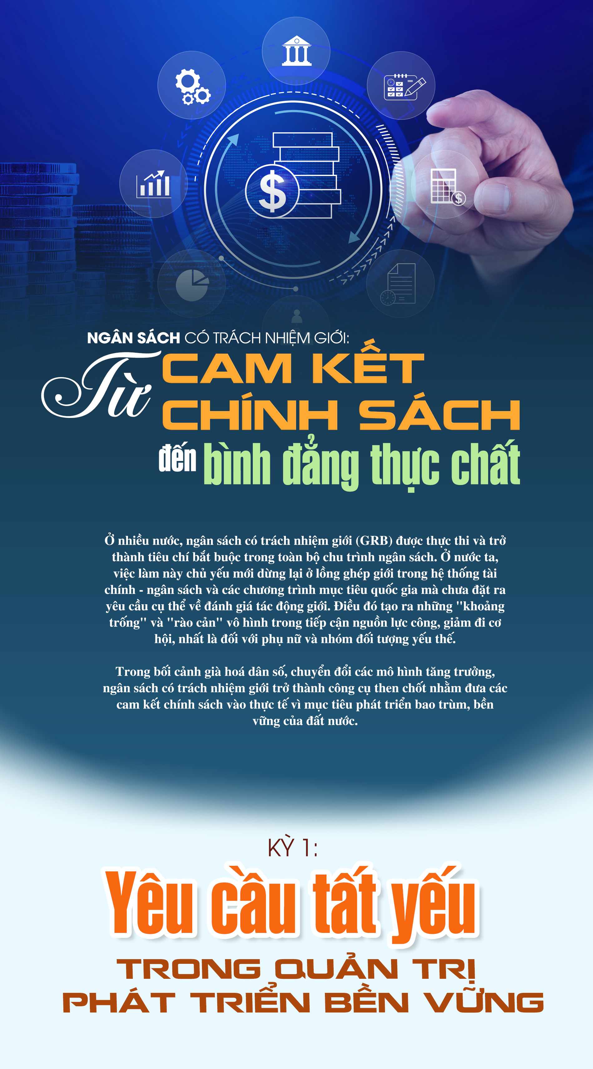 Ngân sách có trách nhiệm giới: Từ cam kết chính sách đến bình đẳng thực chất