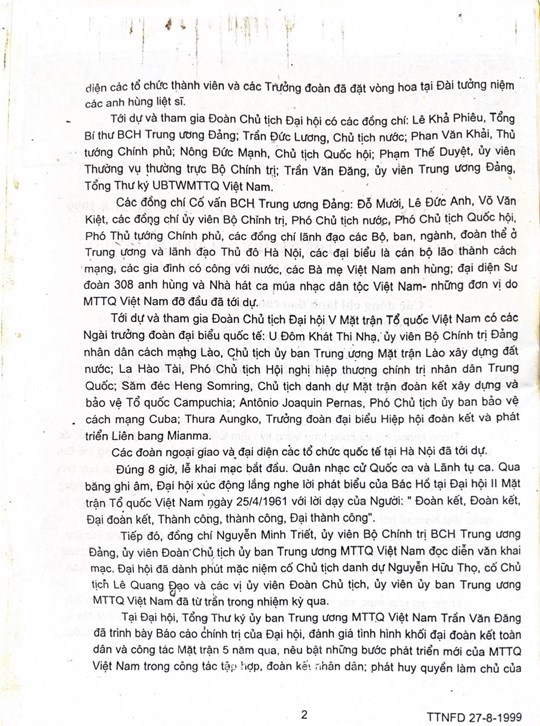 MTTQ Việt Nam qua các kỳ Đại hội: Đại hội Mặt trận Tổ quốc Việt Nam lần thứ V (1999-2004)- Ảnh 2.