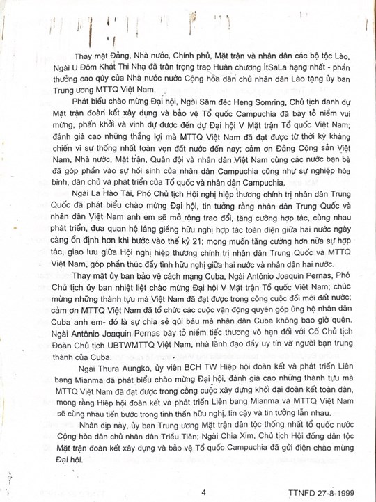 MTTQ Việt Nam qua các kỳ Đại hội: Đại hội Mặt trận Tổ quốc Việt Nam lần thứ V (1999-2004)- Ảnh 4.