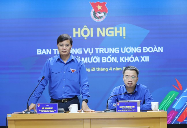 Khai mạc Hội nghị Ban Thường vụ Trung ương Đoàn lần thứ 14- Ảnh 1.