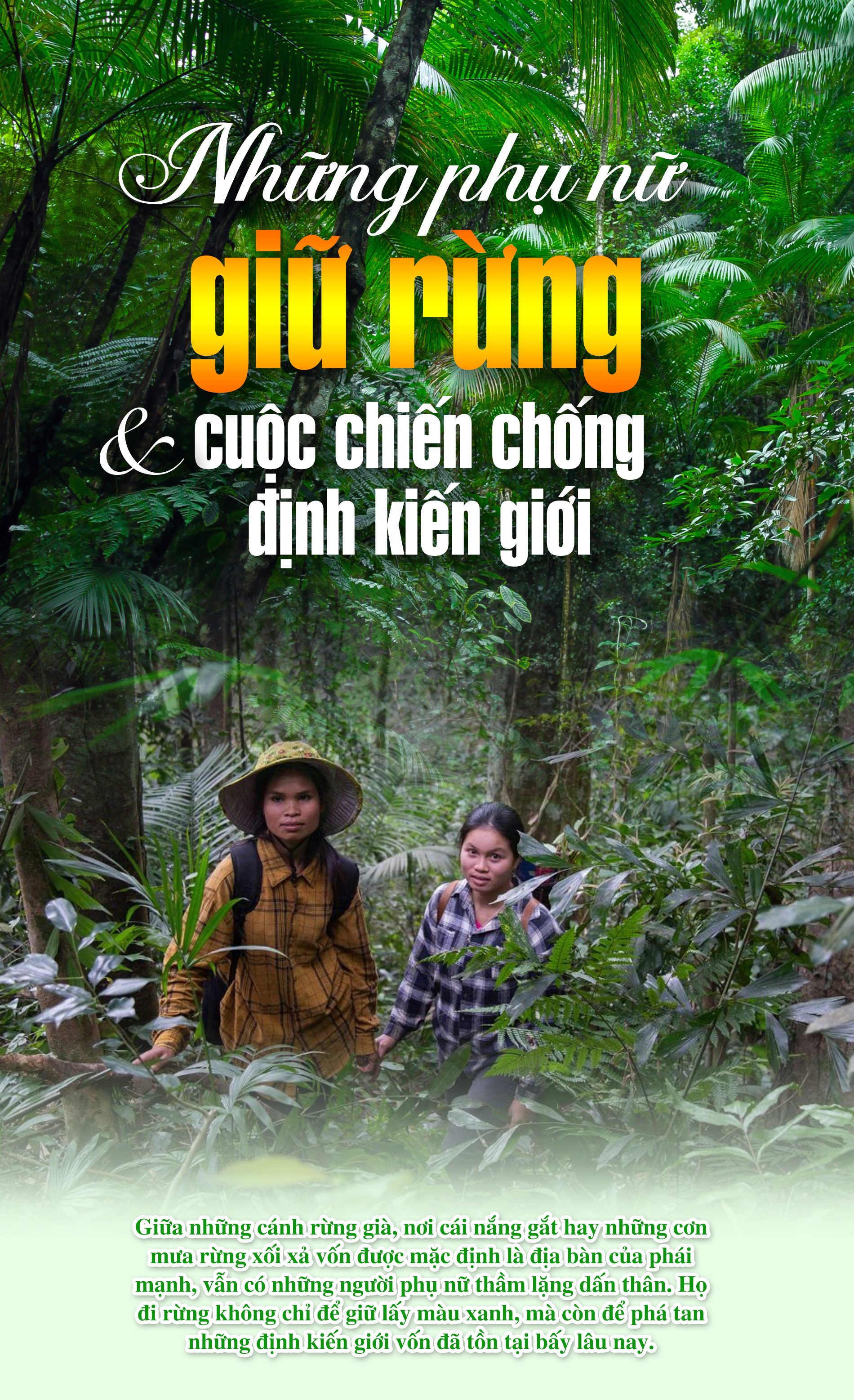 Những phụ nữ giữ rừng và cuộc chiến chống định kiến giới