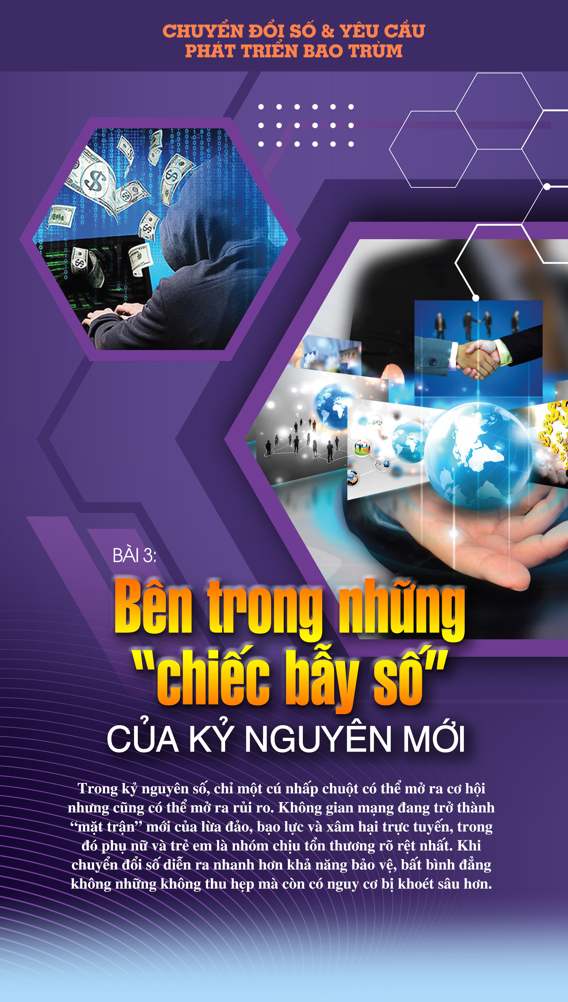Chuyển đổi số & yêu cầu phát triển bao trùm - Bài 3: Bên trong những "chiếc bẫy số"