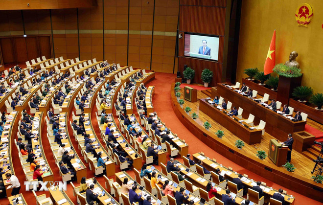 Kỳ họp thứ nhất, Quốc hội khóa XVI: Đặt nền móng cho sự phát triển của đất nước- Ảnh 1.