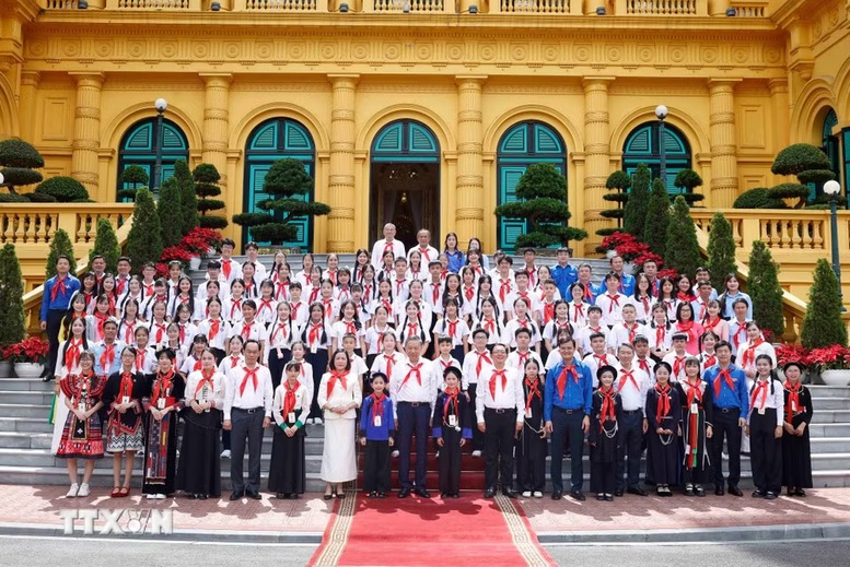 Tổng Bí thư, Chủ tịch nước Tô Lâm gặp mặt 85 đội viên tiêu biểu toàn quốc- Ảnh 2.