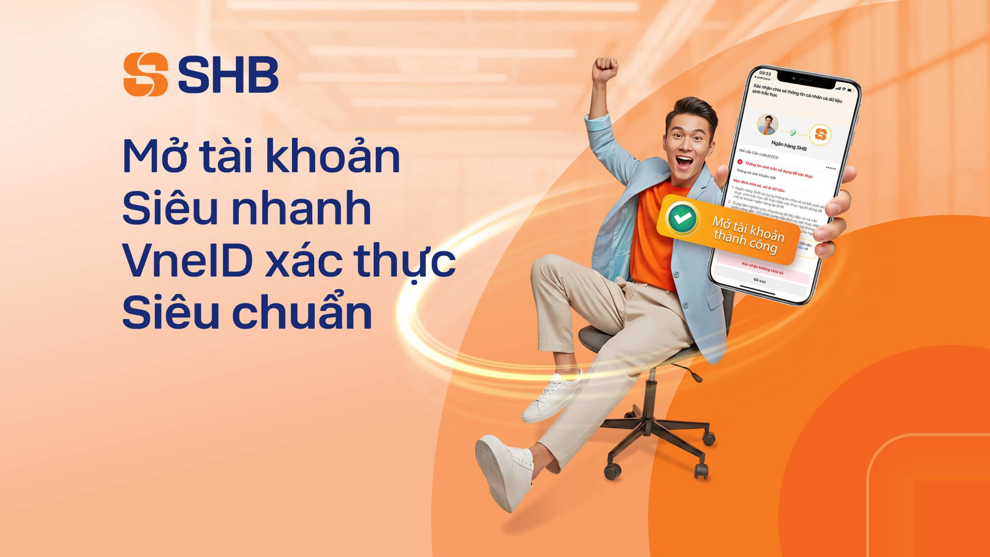 SHB tích hợp xác thực sinh trắc học qua VNeID: Mở tài khoản trực tuyến không cần NFC- Ảnh 1. SHB tích hợp xác thực sinh trắc học qua VNeID: Mở tài khoản trực tuyến không cần NFC- Ảnh 1.