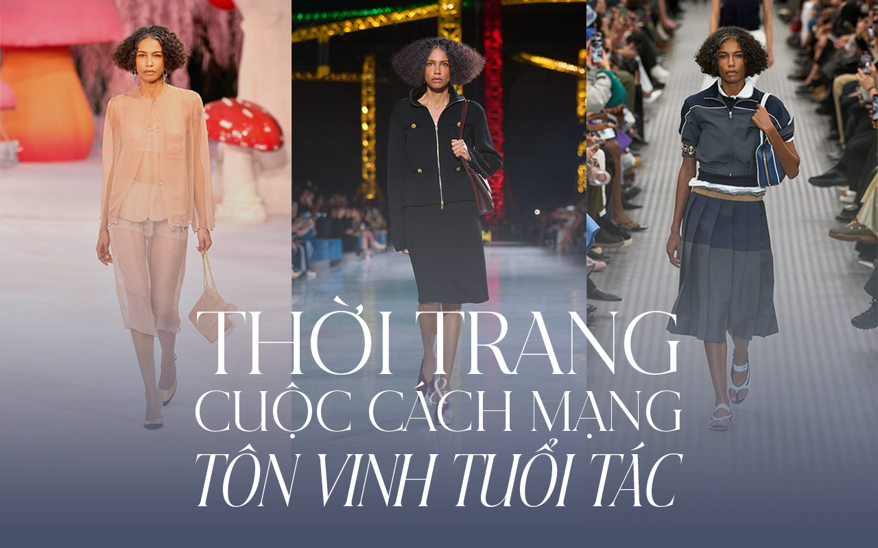 Thời trang và cuộc cách mạng tôn vinh tuổi tác
