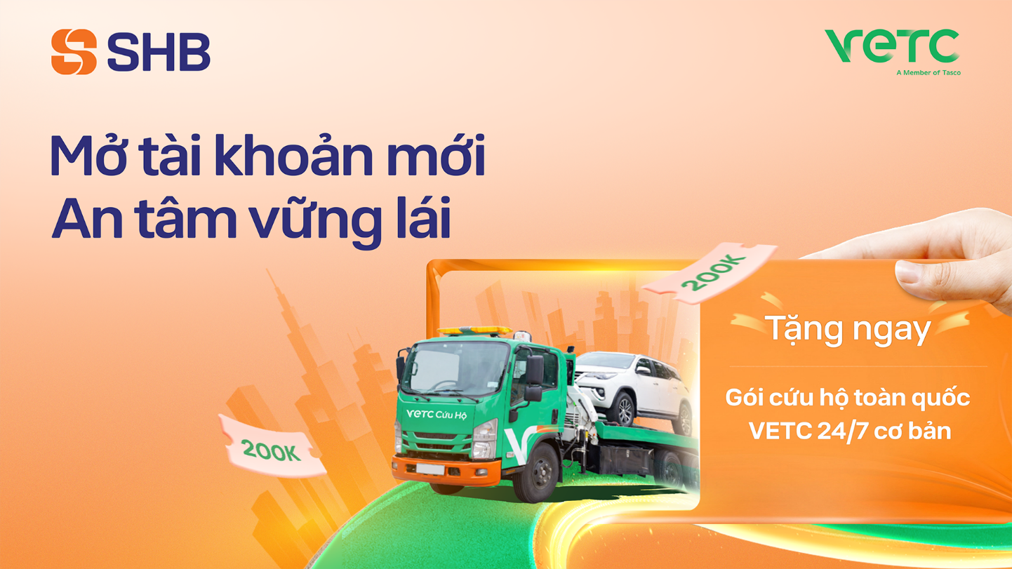 SHB tặng gói cứu hộ giao thông toàn quốc VETC cho khách hàng- Ảnh 1.