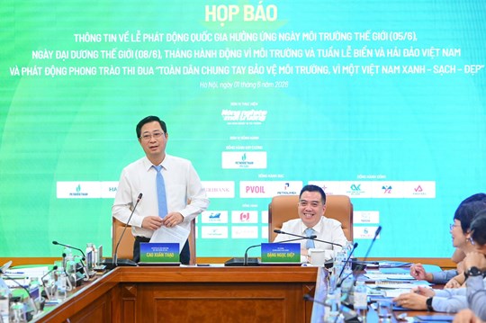 Ngày 6/6: Lễ phát động phong trào thi đua "Toàn dân chung tay bảo vệ môi trường, vì một Việt Nam xanh - sạch - đẹp"- Ảnh 1. Ngày 6/6: Lễ phát động phong trào thi đua "Toàn dân chung tay bảo vệ môi trường, vì một Việt Nam xanh - sạch - đẹp"- Ảnh 1.