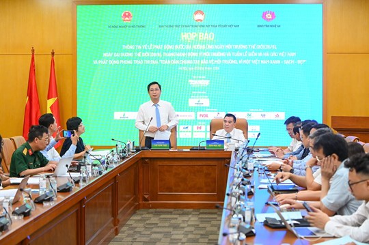 Ngày 6/6: Lễ phát động phong trào thi đua "Toàn dân chung tay bảo vệ môi trường, vì một Việt Nam xanh - sạch - đẹp"- Ảnh 2. Ngày 6/6: Lễ phát động phong trào thi đua "Toàn dân chung tay bảo vệ môi trường, vì một Việt Nam xanh - sạch - đẹp"- Ảnh 2.