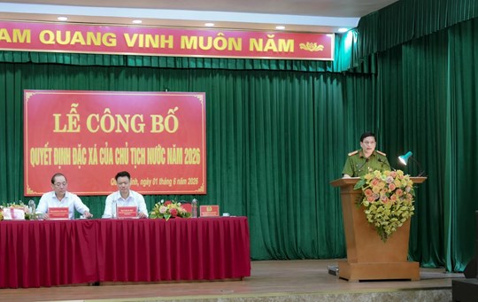 Phó Chủ tịch Hoàng Công Thủy dự Lễ công bố quyết định đặc xá của Chủ tịch nước năm 2026- Ảnh 5.