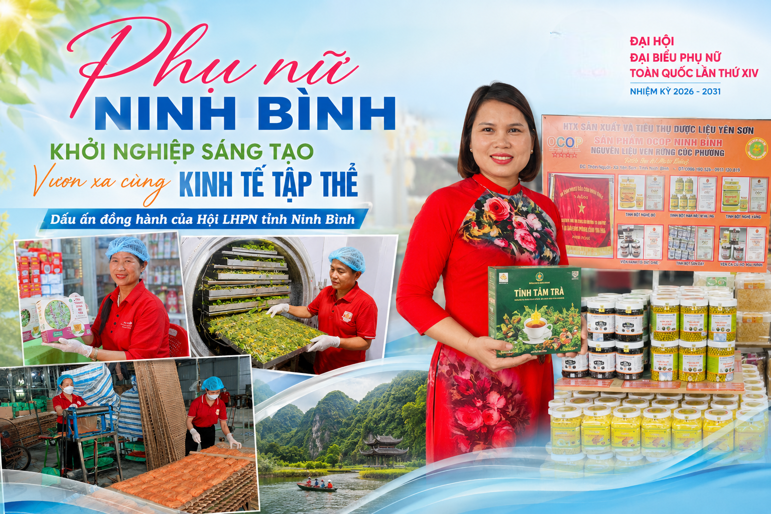 Phụ nữ Ninh Bình gieo khát vọng trên đồng đất quê hương