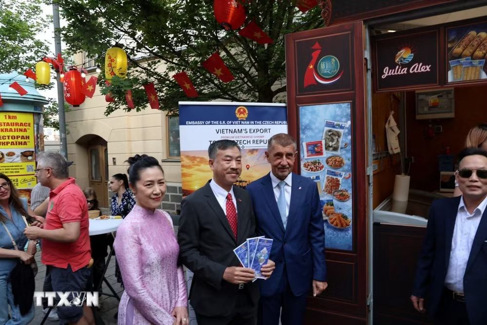 Áo Dài Shines at a Night Celebrating Vietnamese Culture in Europe - Ảnh 1.