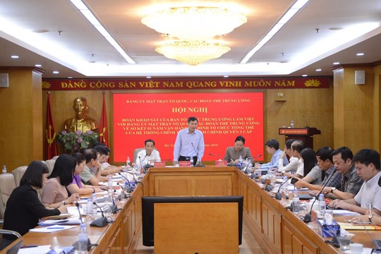 Sửa đổi các quy định để hoàn thiện bộ máy MTTQ, các tổ chức chính trị - xã hội- Ảnh 2. Sửa đổi các quy định để hoàn thiện bộ máy MTTQ, các tổ chức chính trị - xã hội- Ảnh 2.