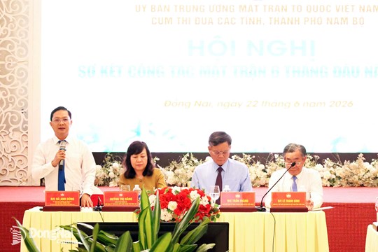 Cụm thi đua các tỉnh, thành phố Nam Bộ sơ kết công tác Mặt trận 6 tháng đầu năm 2026- Ảnh 3.