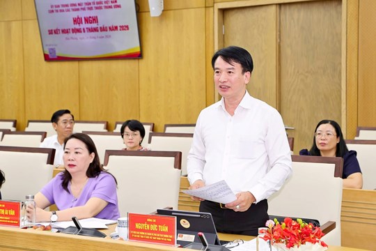 Cụm thi đua các thành phố trực thuộc Trung ương sơ kết công tác Mặt trận 6 tháng đầu năm 2026- Ảnh 4.