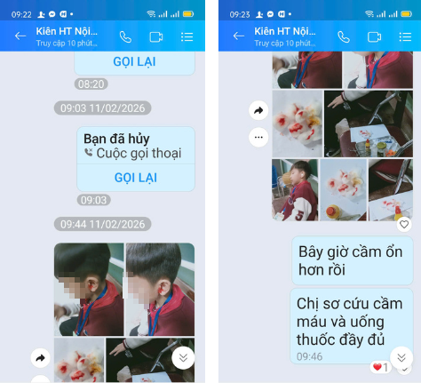 Bắc Ninh: Học sinh chảy máu sau khi bị giáo viên kéo, véo tai - Ảnh 3.