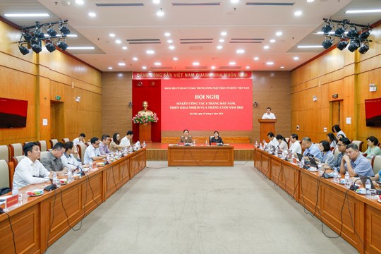 Đảng bộ cơ quan Ủy ban Trung ương MTTQ Việt Nam sơ kết công tác 6 tháng đầu năm- Ảnh 1.
