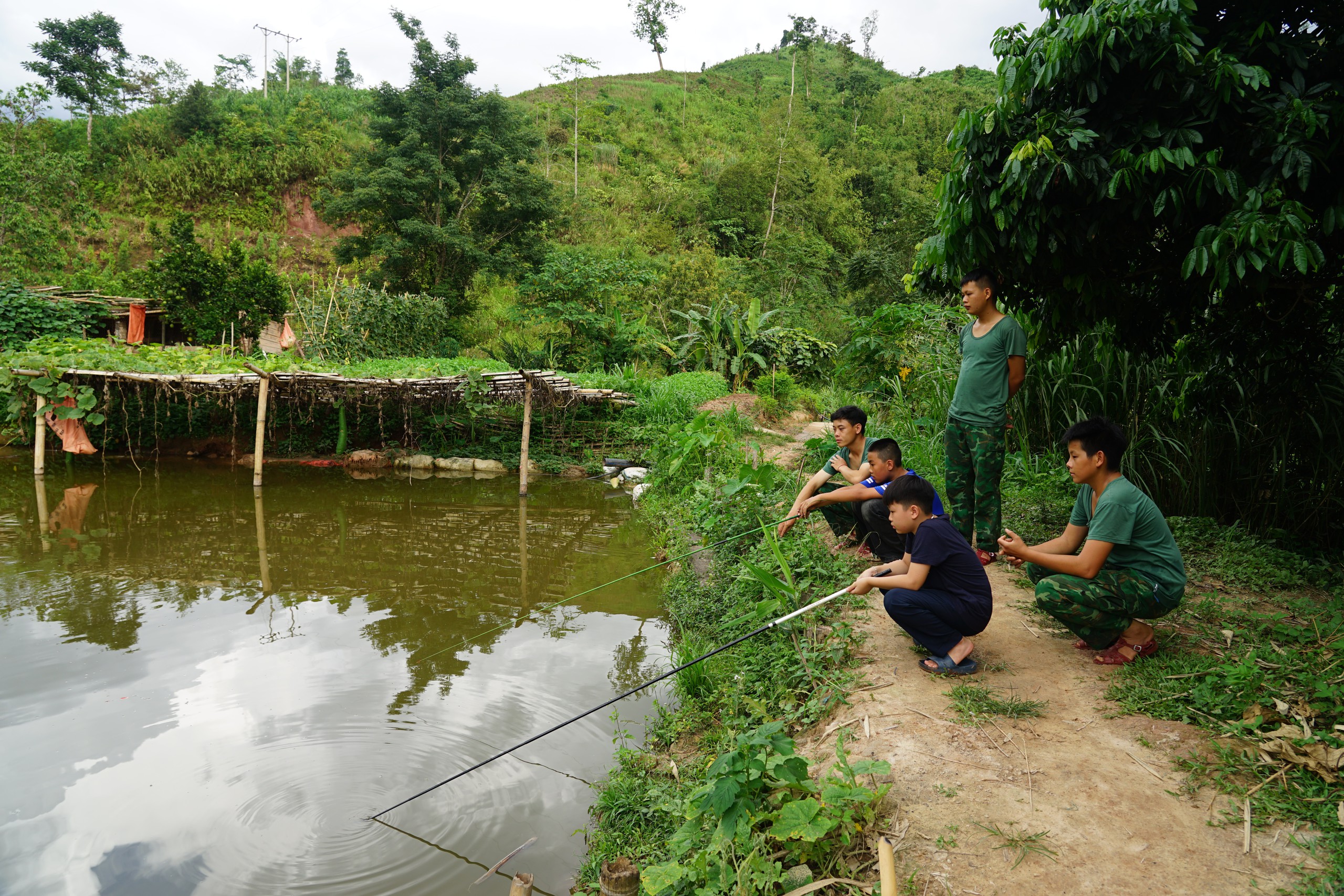 Kỳ nghỉ hè đáng nhớ ở Đồn Biên phòng - Ảnh 4.