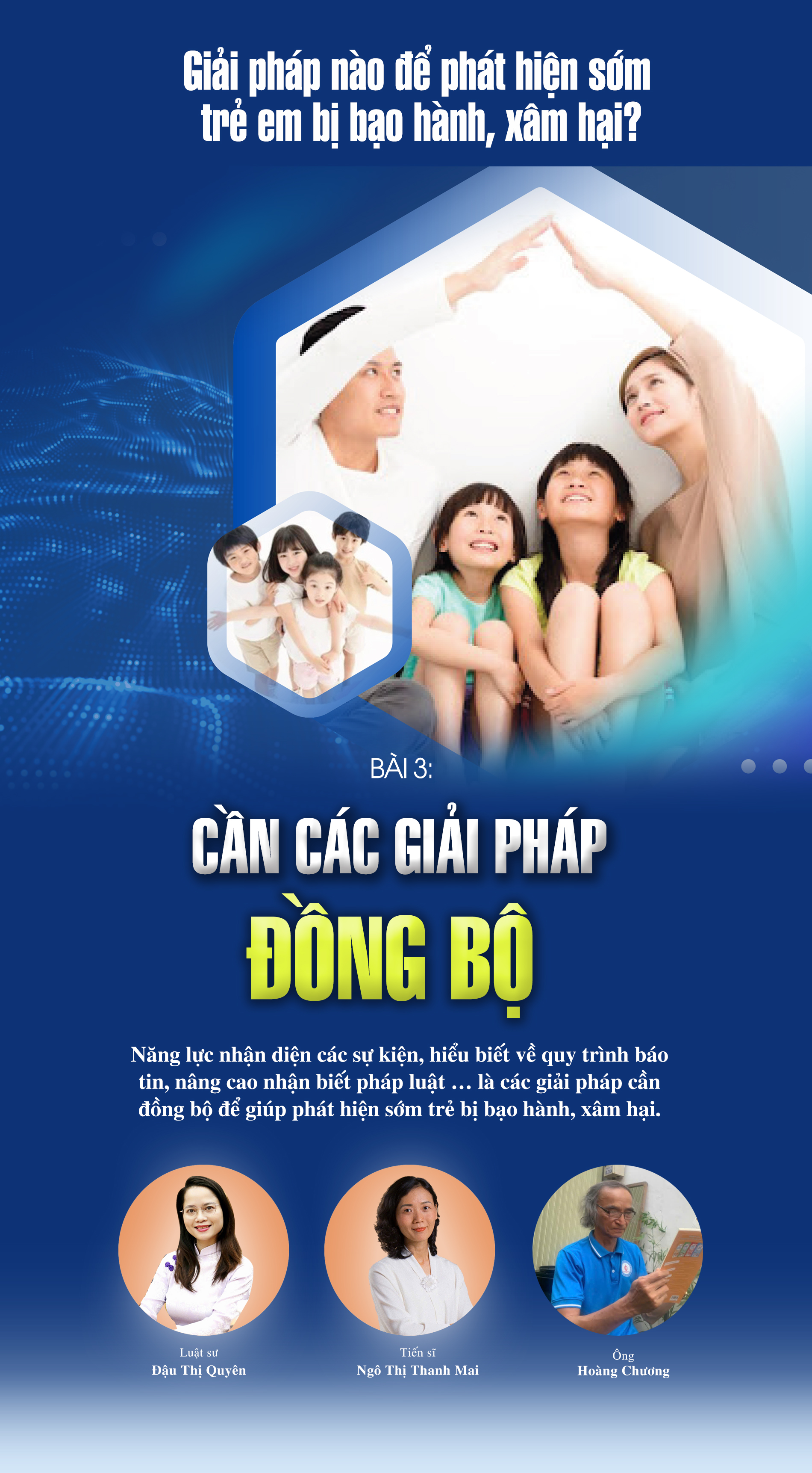 Giải pháp nào để phát hiện sớm trẻ em bị bạo hành, xâm hại? - Bài cuối: Cần các giải pháp đồng bộ
