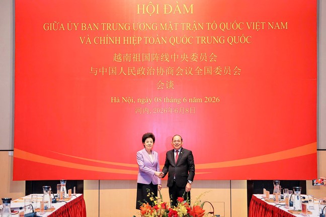 Tiếp tục củng cố và tăng cường quan hệ hợp tác giữa Mặt trận Tổ quốc Việt Nam và Chính hiệp toàn quốc Trung Quốc- Ảnh 1. Tiếp tục củng cố và tăng cường quan hệ hợp tác giữa Mặt trận Tổ quốc Việt Nam và Chính hiệp toàn quốc Trung Quốc- Ảnh 1.