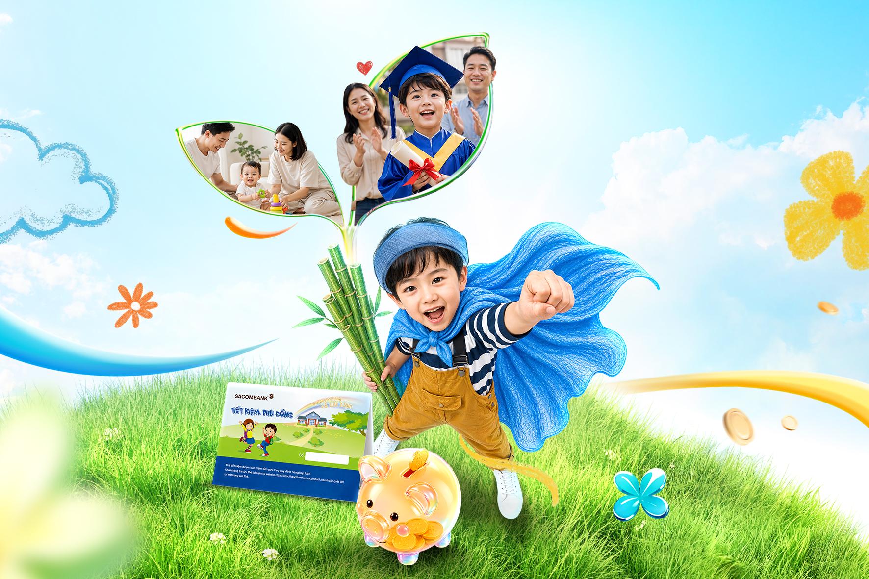 Tiết Kiệm Phù Đổng: SACOMBANK và hành trình 15 năm tiên phong giáo dục tài chính cho trẻ- Ảnh 1.