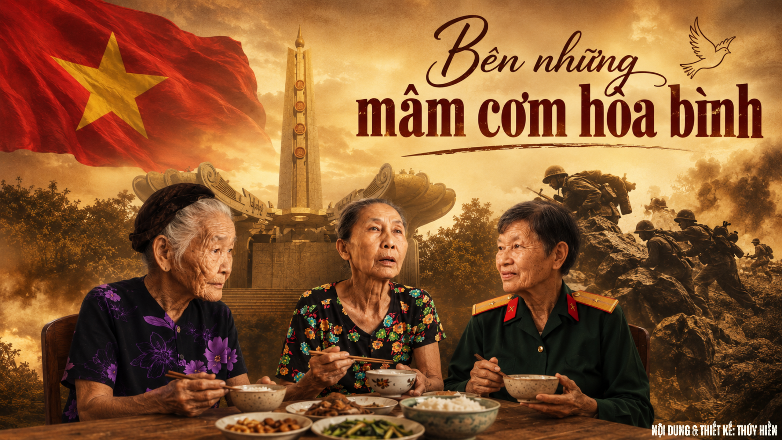 Bên những mâm cơm hòa bình