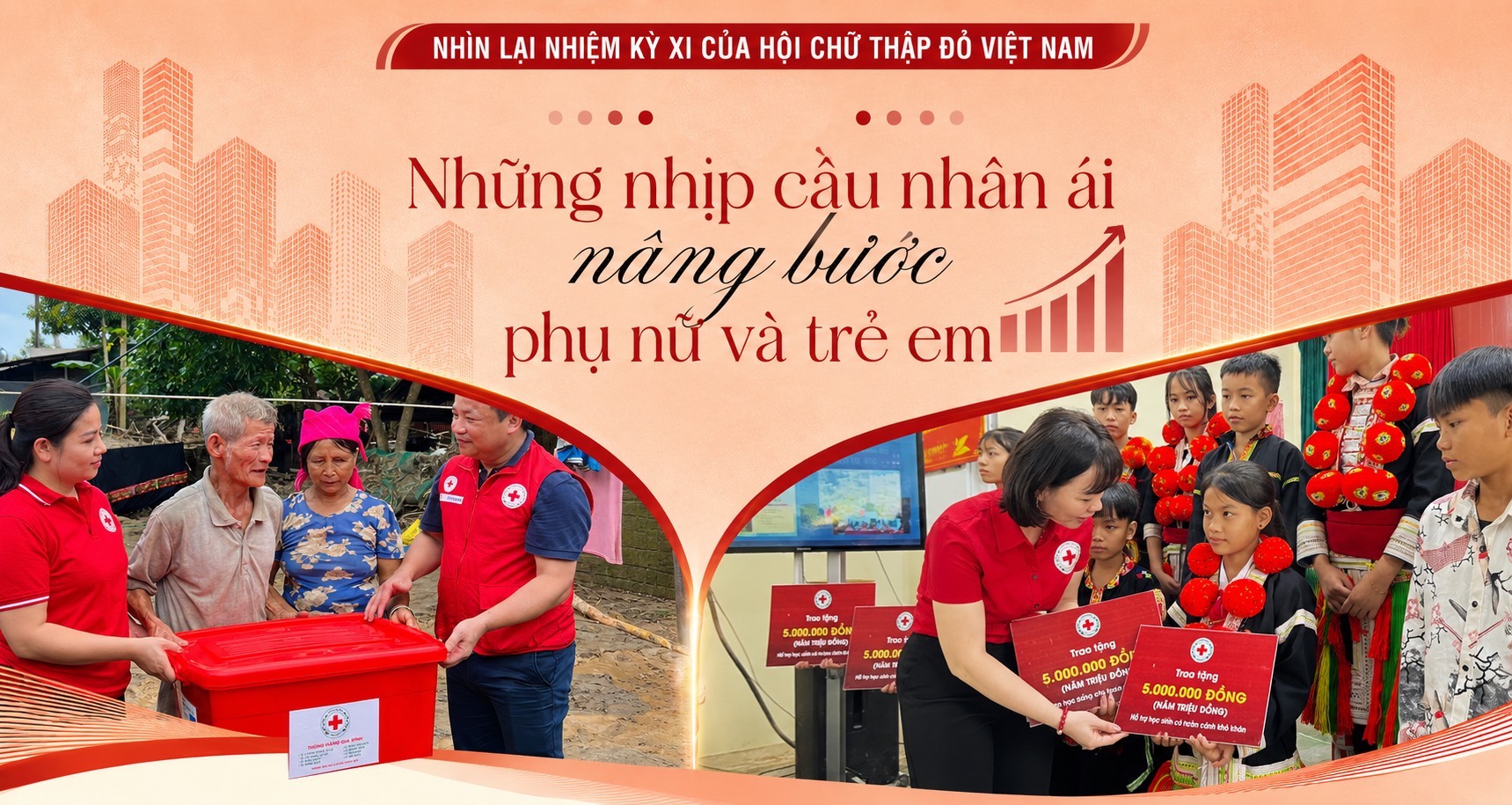 Hội Chữ thập đỏ Việt Nam: Những nhịp cầu nhân ái nâng bước phụ nữ và trẻ em