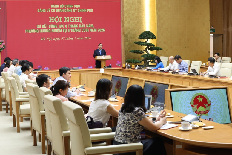 Phó Thủ tướng Thường trực Phạm Gia Túc dự công bố quyết định thành lập cơ quan Đảng ủy Chính phủ - Ảnh 2.