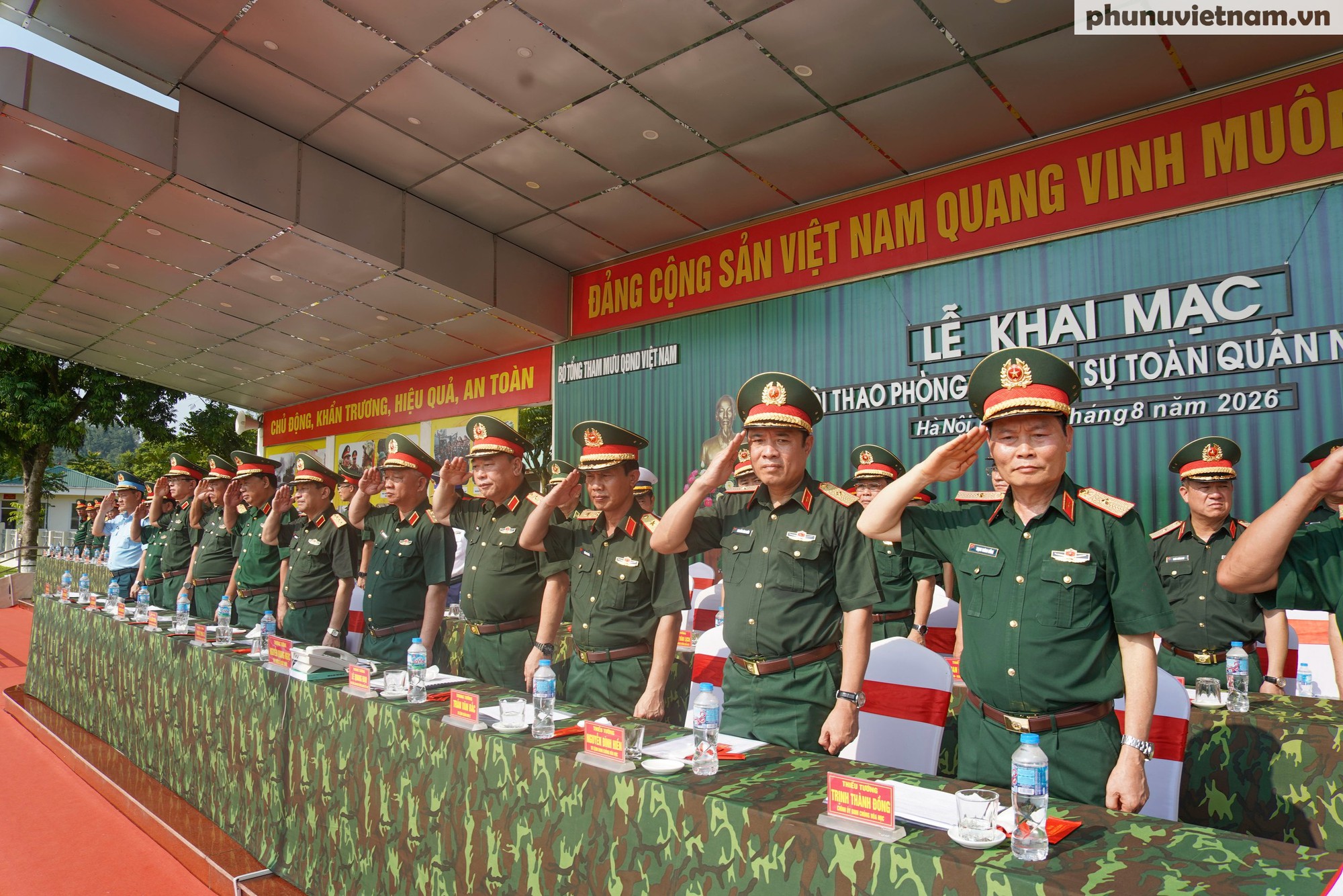 Khai mạc Hội thao Phòng thủ dân sự toàn quân năm 2026 với 19 đơn vị tranh tài - Ảnh 2.
