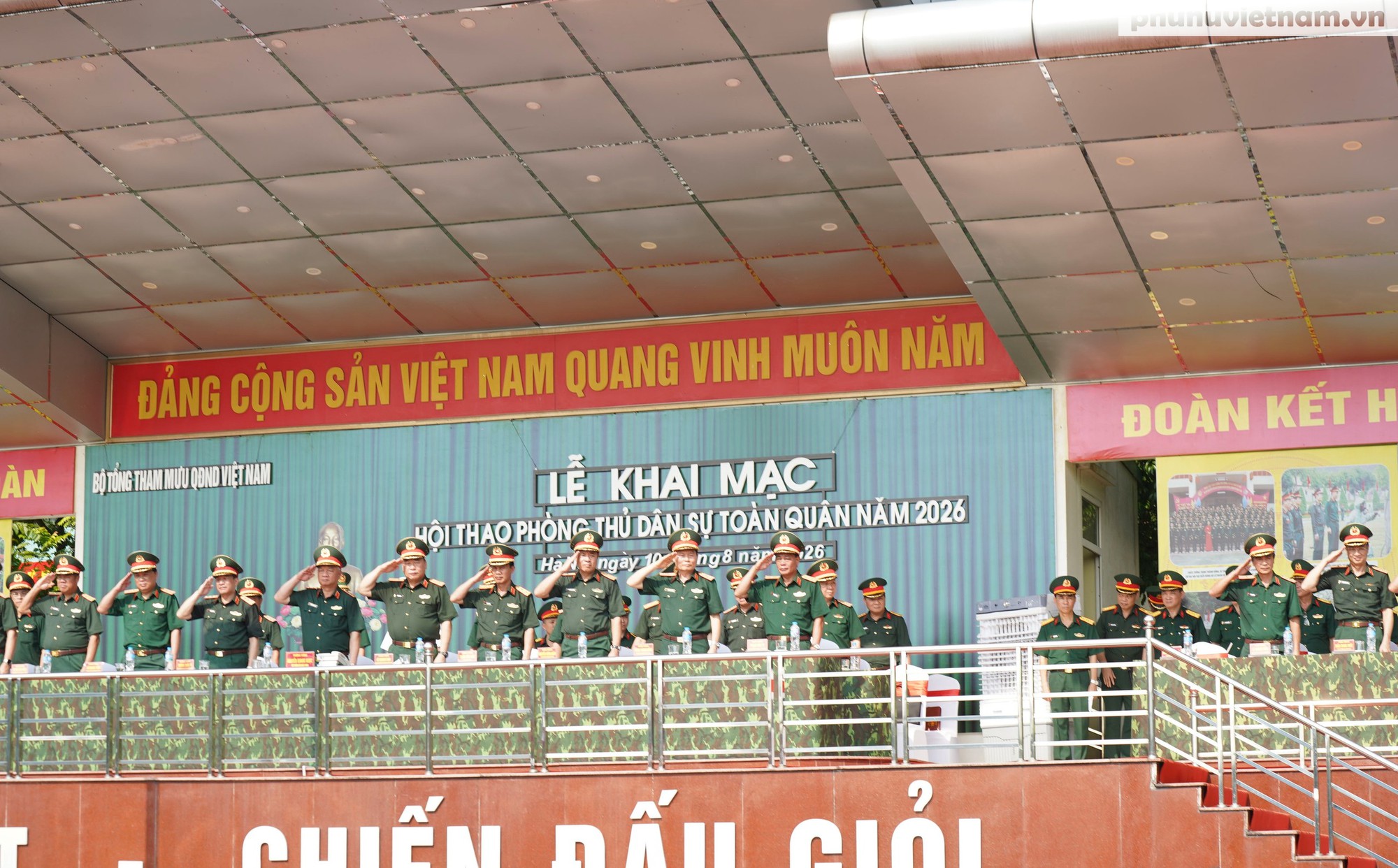 Khai mạc Hội thao Phòng thủ dân sự toàn quân năm 2026 với 19 đơn vị tranh tài - Ảnh 15.