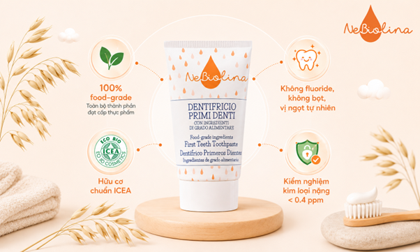 Kem đánh răng "an toàn khi bé lỡ nuốt" - Tiêu chí nào cha mẹ nên kiểm chứng trước khi tin? - Ảnh 3.