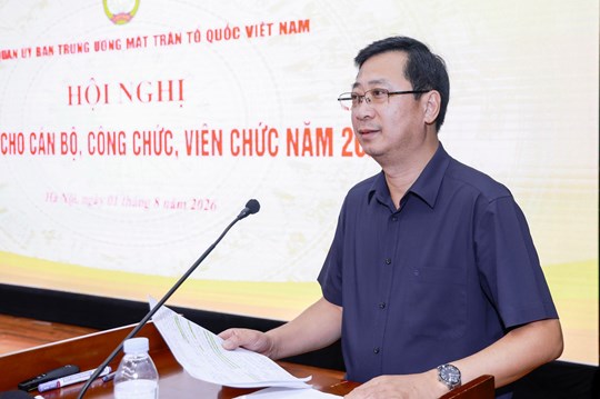 Bế mạc lớp tập huấn cho cán bộ, công chức, viên chức Cơ quan Ủy ban Trung ương MTTQ Việt Nam- Ảnh 2.