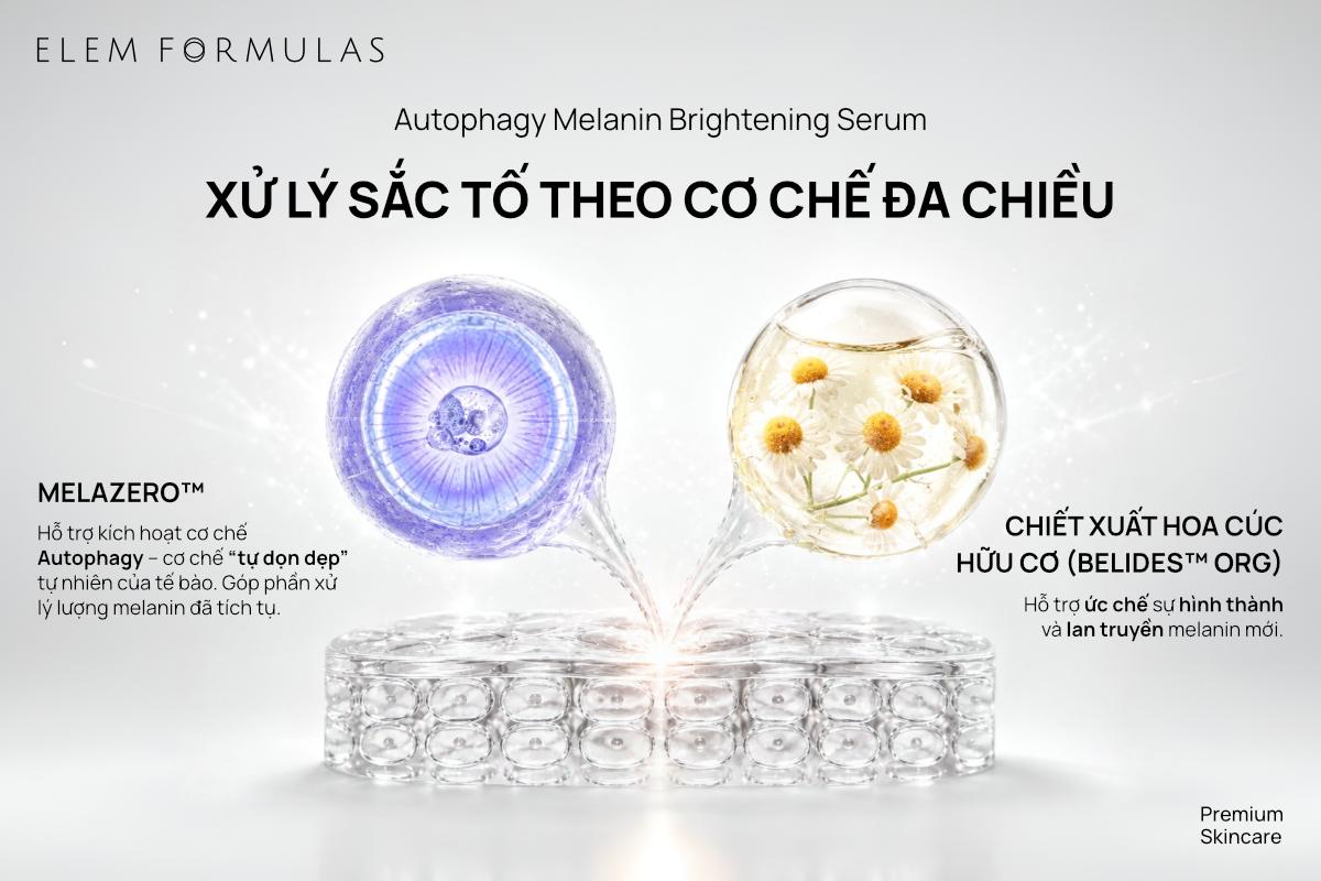 ELEM FORMULAS: Serum Autophagy hỗ trợ cải thiện thâm sau mụn và sắc tố- Ảnh 4.