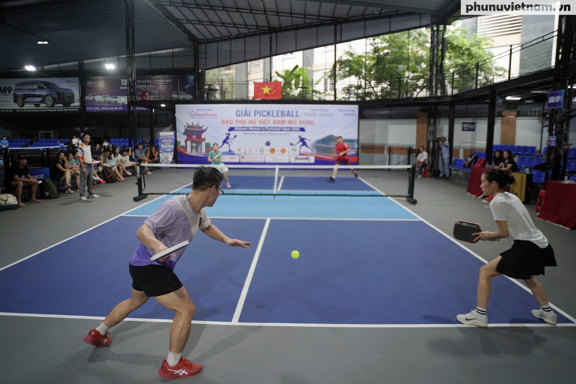 Gay cấn, kịch tính trận chung kết Giải Pickleball Báo Phụ nữ Việt Nam mở rộng 2026 - Ảnh 1.