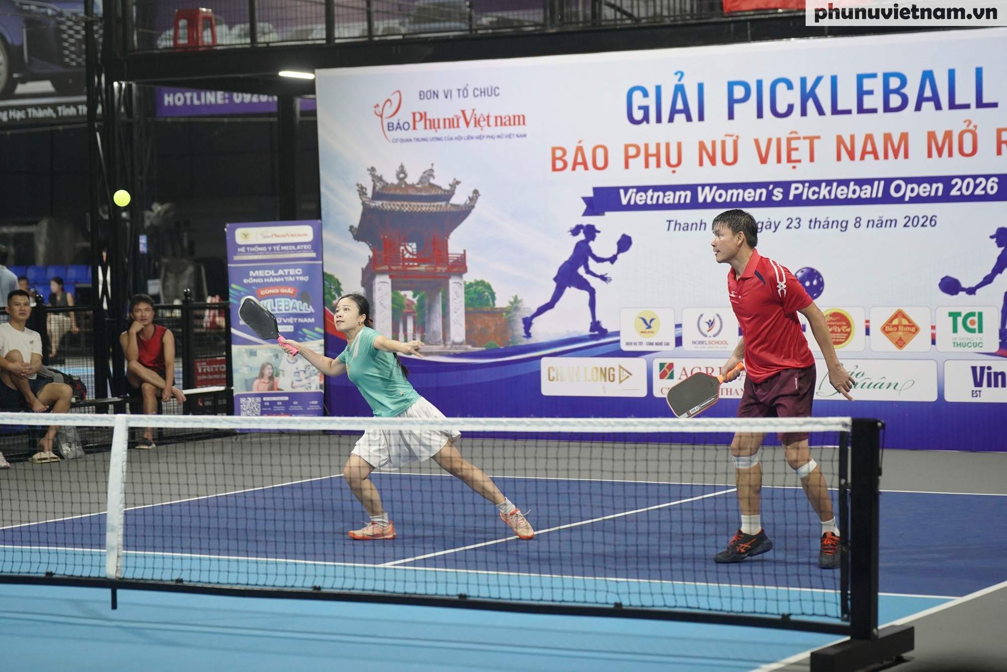 Gay cấn, kịch tính trận chung kết Giải Pickleball Báo Phụ nữ Việt Nam mở rộng 2026 - Ảnh 3.