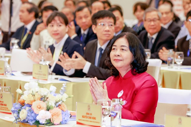 Chủ tịch Bùi Thị Minh Hoài dự Đại hội đại biểu toàn quốc Liên hiệp các Hội Khoa học và Kỹ thuật Việt Nam lần thứ IX - Ảnh 2.