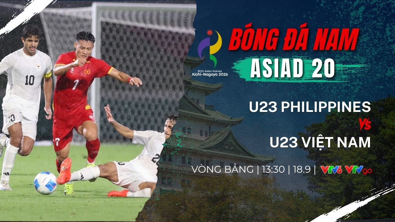 Lịch trực tiếp ASIAD 20 hôm nay 18/9 trên VTV: U23 Việt Nam gặp Philippines, ĐT bóng chuyền nữ Việt Nam gặp Hàn Quốc - Ảnh 1.
