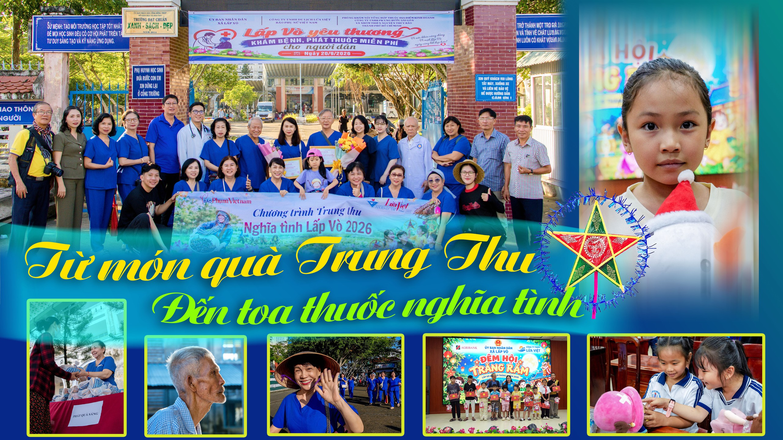 Từ đêm hội Trung thu đến toa thuốc nghĩa tình