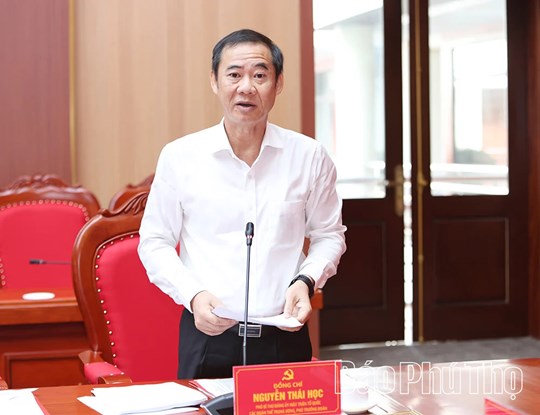 Thông qua báo cáo của Đoàn kiểm tra, giám sát đối với Ban Thường vụ Tỉnh ủy Phú Thọ- Ảnh 1.