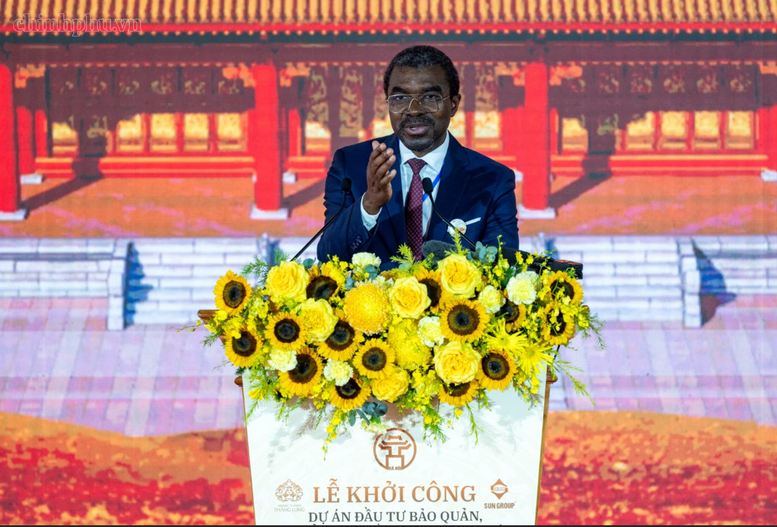 Tổng Bí thư, Chủ tịch nước Tô Lâm dự Lễ khởi công Dự án đầu tư bảo quản, tu bổ, phục hồi Điện Kính Thiên - Ảnh 4.