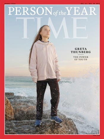 Greta Thunberg được Tạp chí Time vinh danh là “Nhân vật của năm 2019”