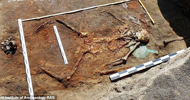 Bộ xương nữ chiến binh được các nhà khảo cổ tìm thấy